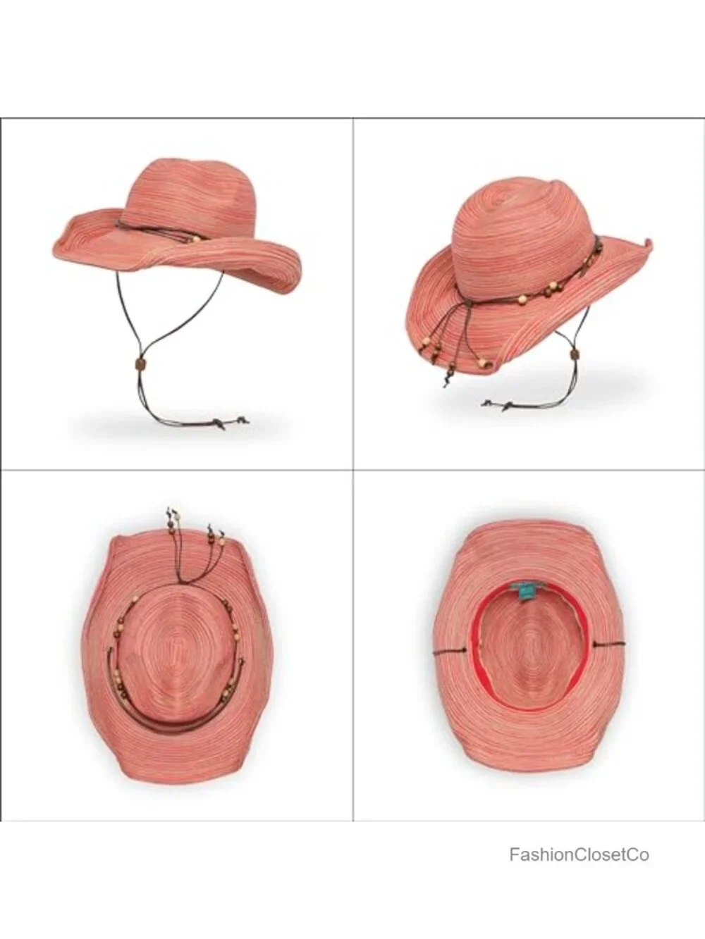 UPF 50+ Shapeable Brim Cowgirl Sun Hat - Recycled Polyester
